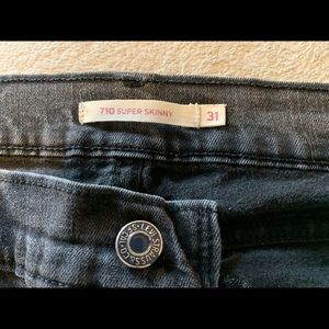 Levi’s 710 Super Skinny Jeans, Size 31